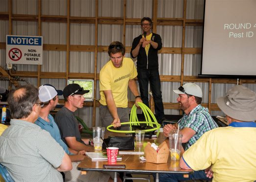 A canola quiz hosted during the lunch hour was both entertaining and educational.