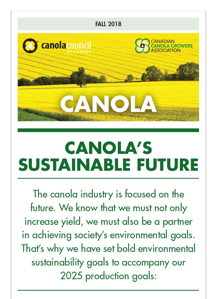 Canola's Sustainable Future