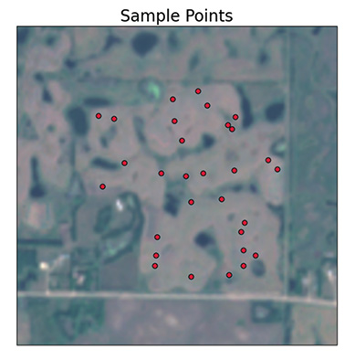 Please contact Jay Whetter for an accessible version of this SKSIS sample point map.